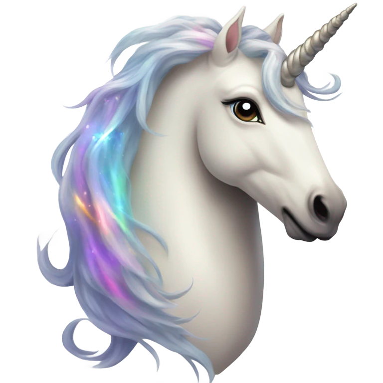 Beautiful unicorn emoji