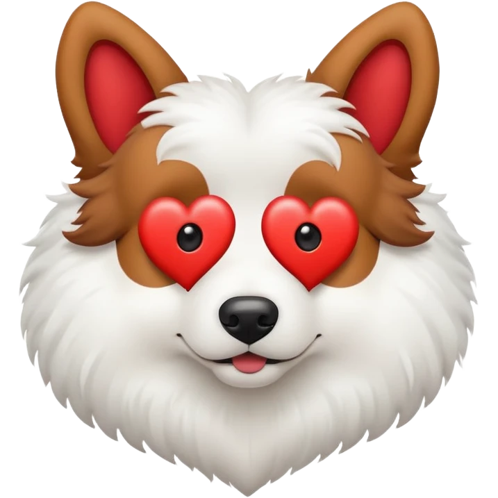 dog and heart combined emoji