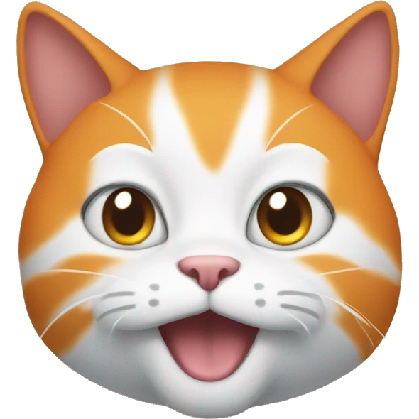 Shaking Face orange cat emoji