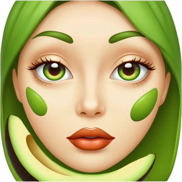 Palta con labios  emoji