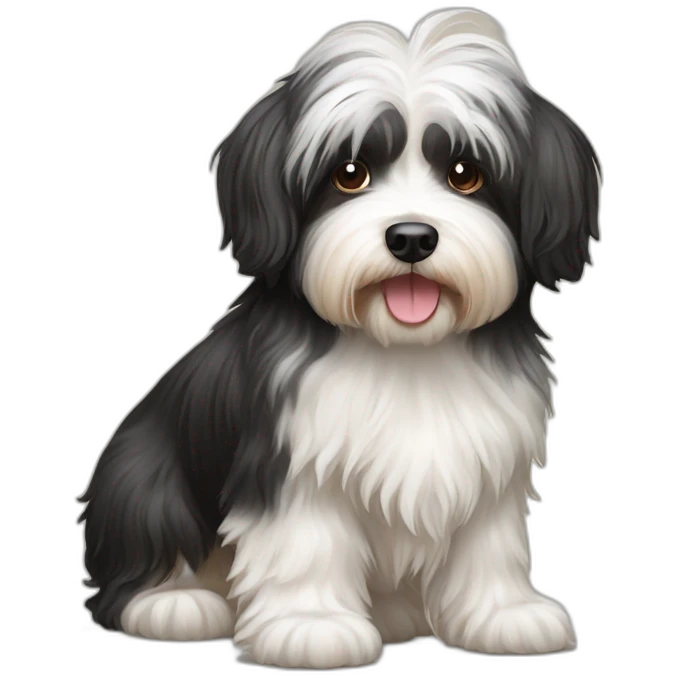 Dog havanese full height emoji