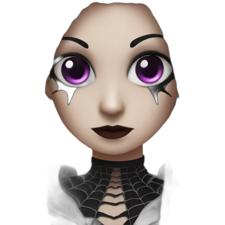 spider-goth emoji