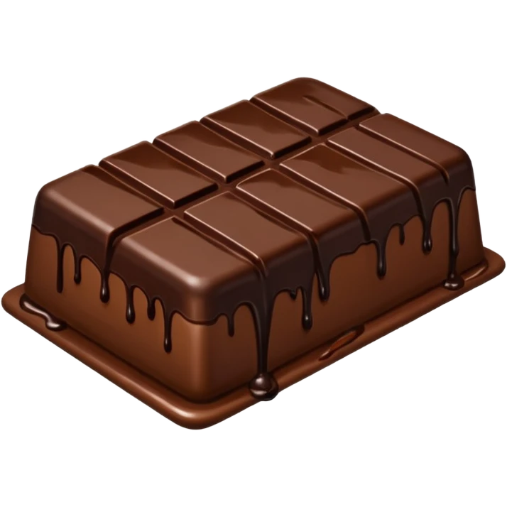 dark chocolate split emoji