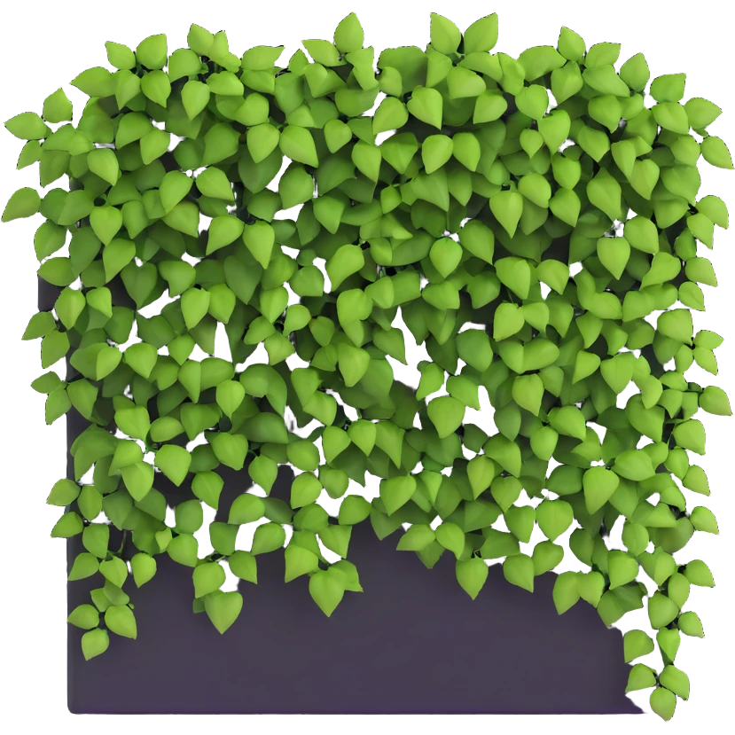 ivy plant growing on a wall emoji