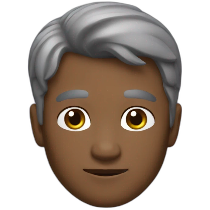 Homme chauve emoji
