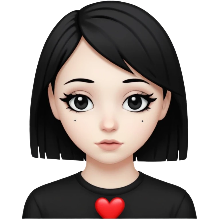 Emo heart eyes emoji