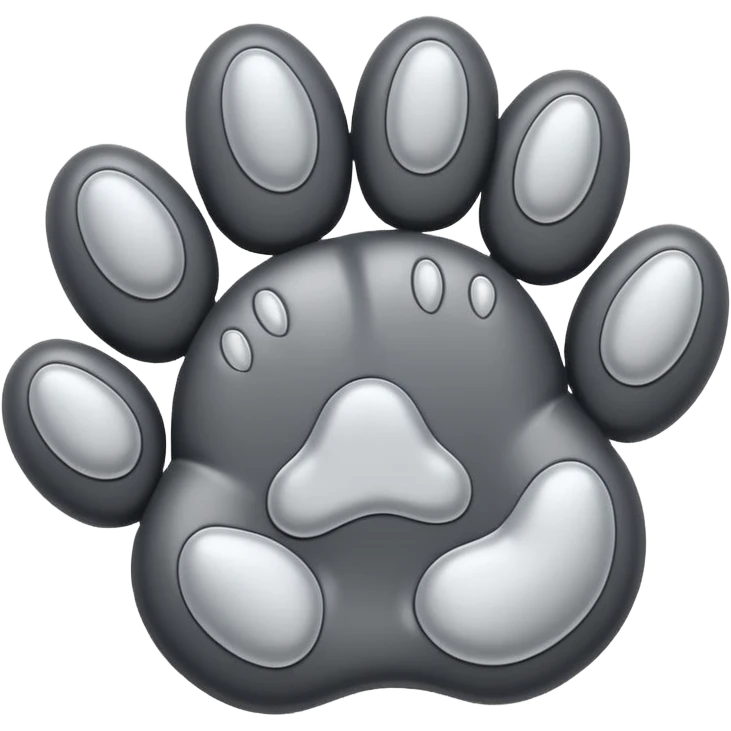 mac os icon paw cat emoji