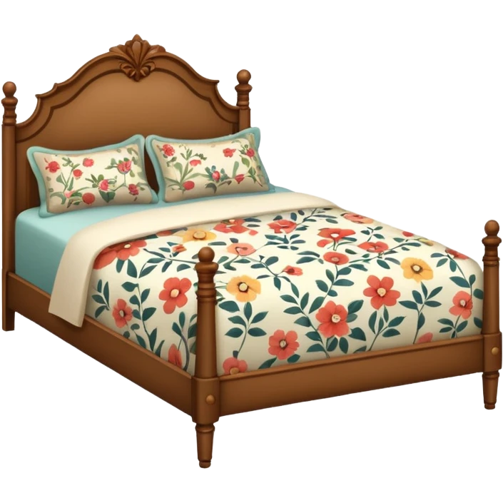 vintage aesthetic bed emoji