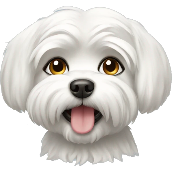 Maltese dog emoji
