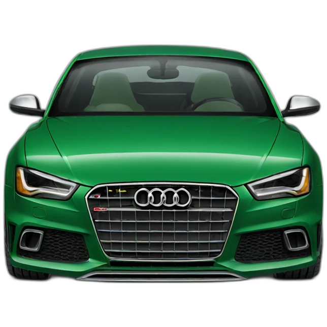 green audi   emoji