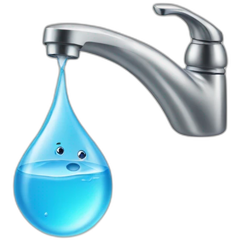 drop of water and sink emoji