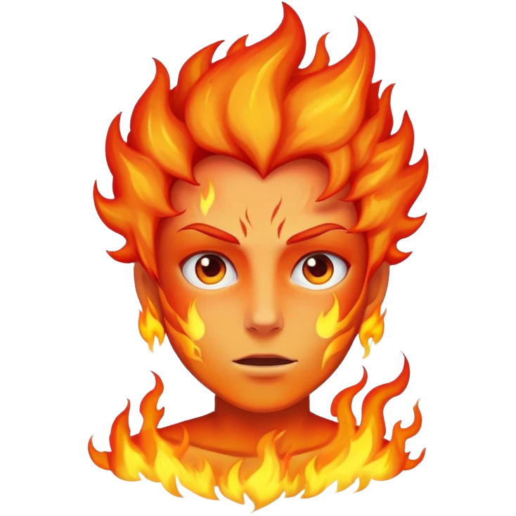 God of fire emoji