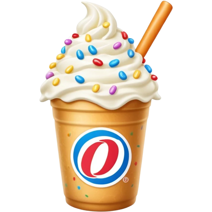 Dairy Queen blizzard emoji