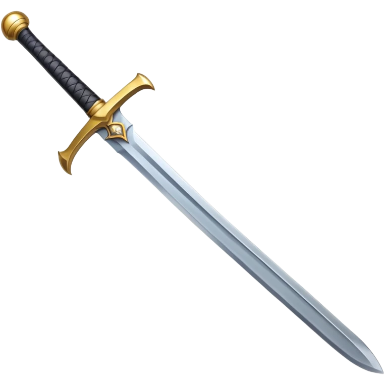 a sharp sword with metallic blade, kılıç emoji