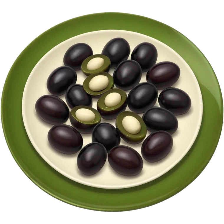 black olives emoji