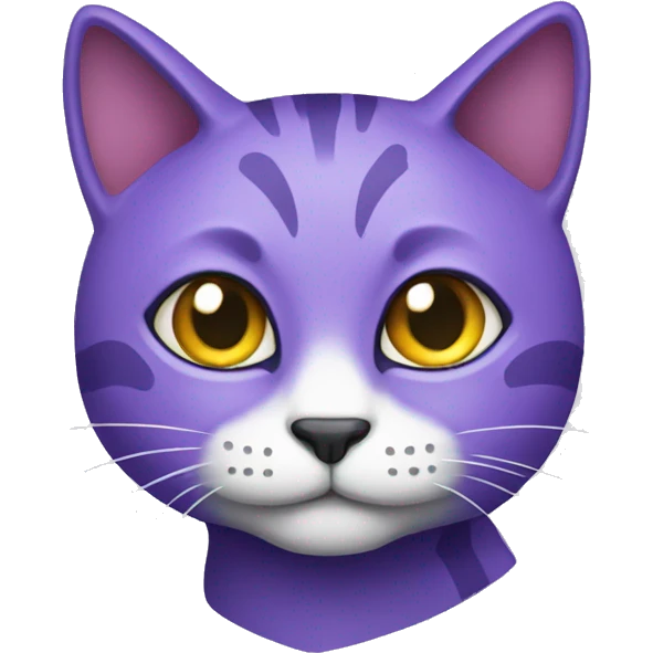 purple cat emoji