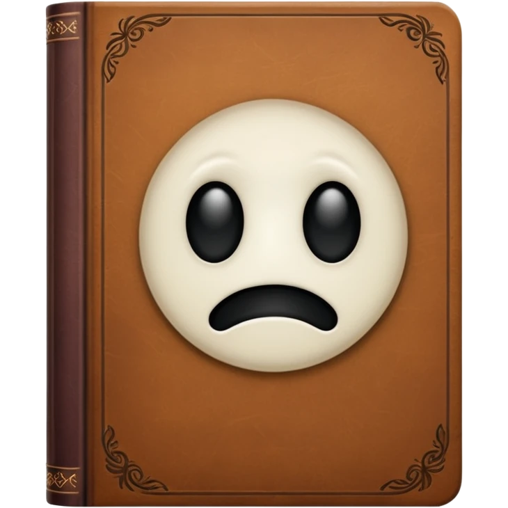 An English language textbook, no faces on it.  emoji