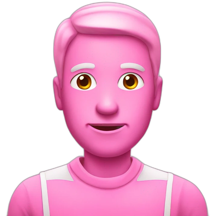 Pink man emoji