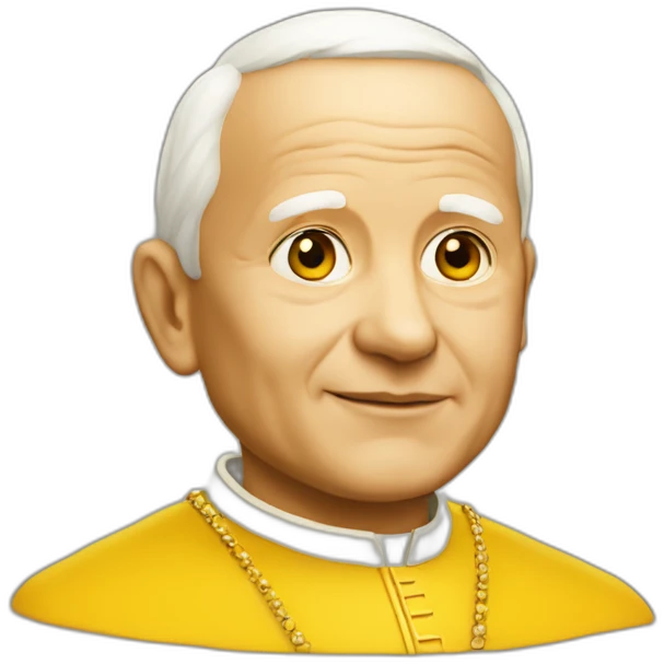 john-paul-ii-skin-color-very-saturated-yellow-skin emoji