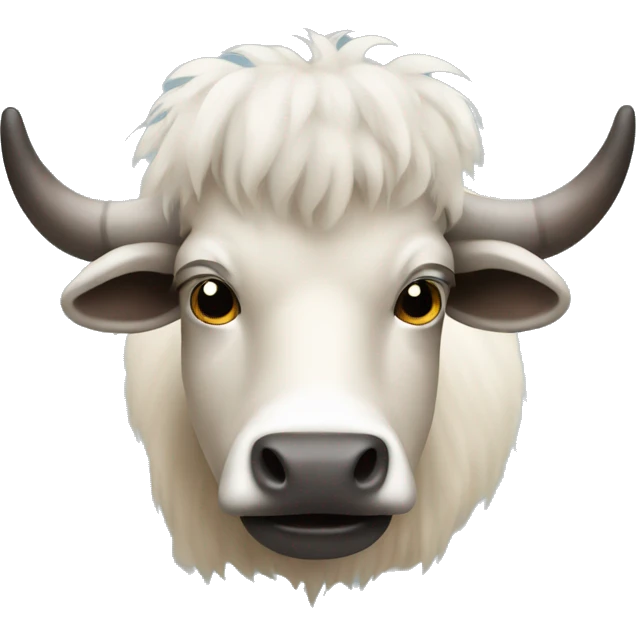 shaved yak emoji