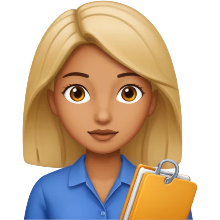 Planning girl emoji