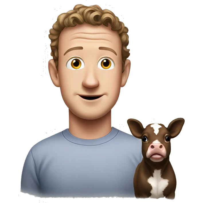mark zuckerberg with cowbo emoji