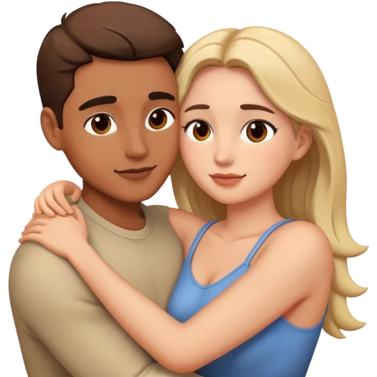 intimate moment between lovers emoji