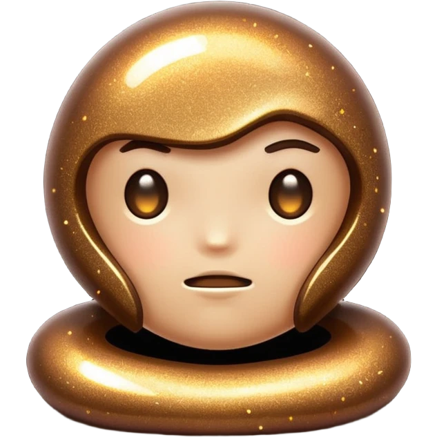 glitter poops brown cyberpunk emoji