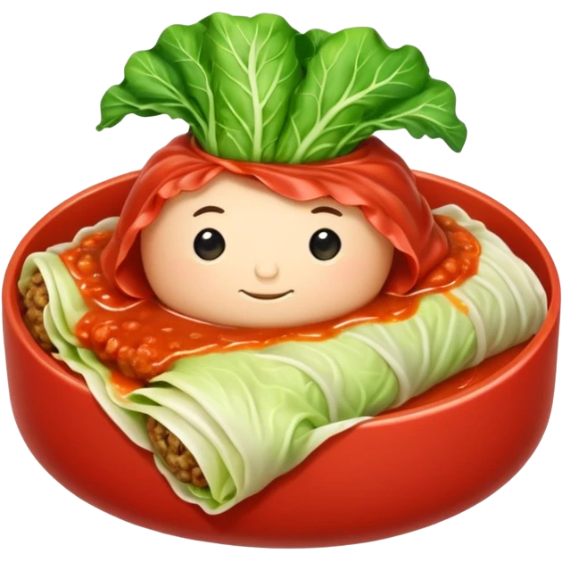 Cabbage roll emoji