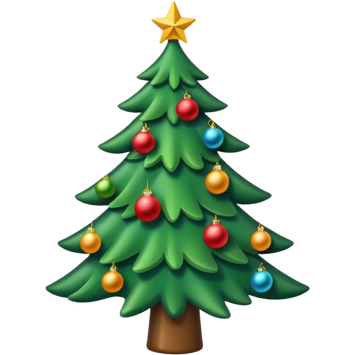 green Christmas tree emoji