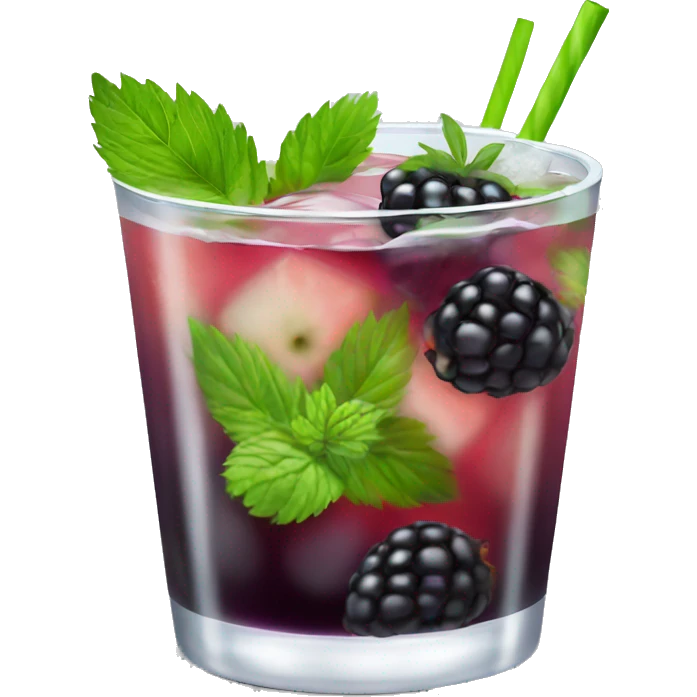 Blackberry mojito emoji