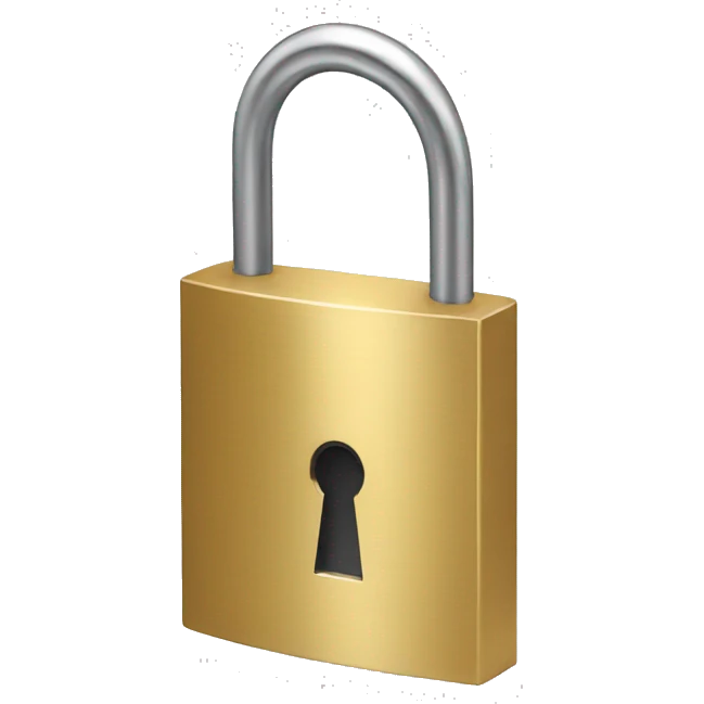 unlock padlock emoji