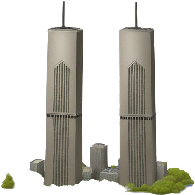 Twin towers emoji