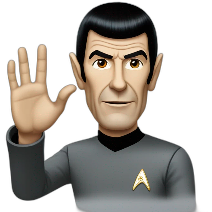 live long and prosper spock emoji