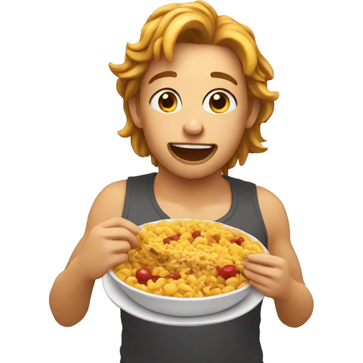 Eating emoji