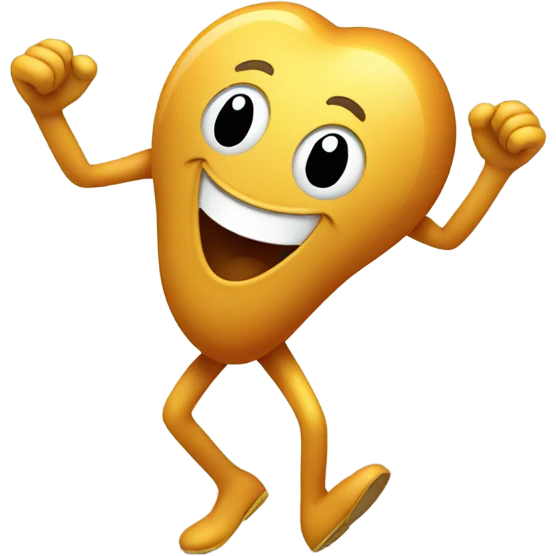 Dancing kidney emoji