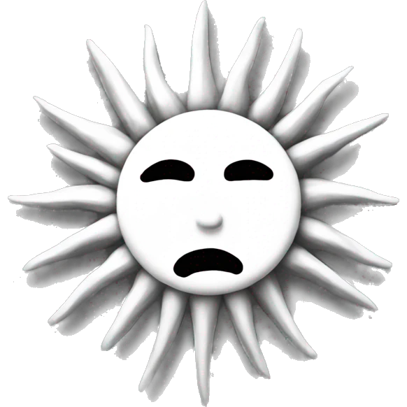 white sun  emoji