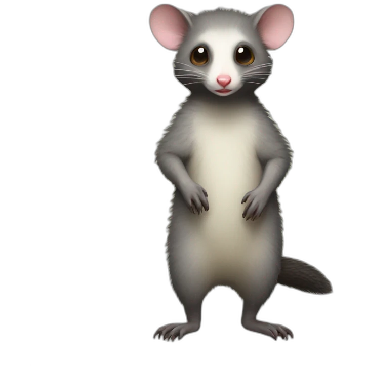 full body possum emoji
