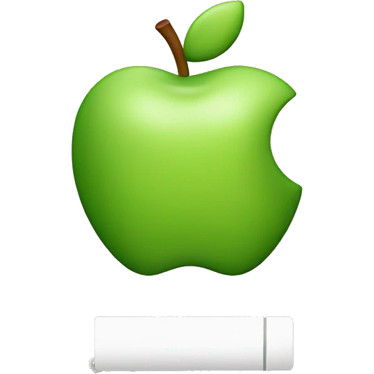 add apple logo to lapto emoji
