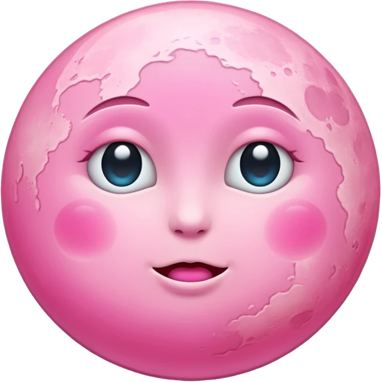 pink moon emoji
