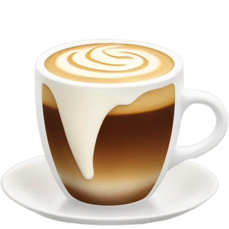 espresso with milk emoji