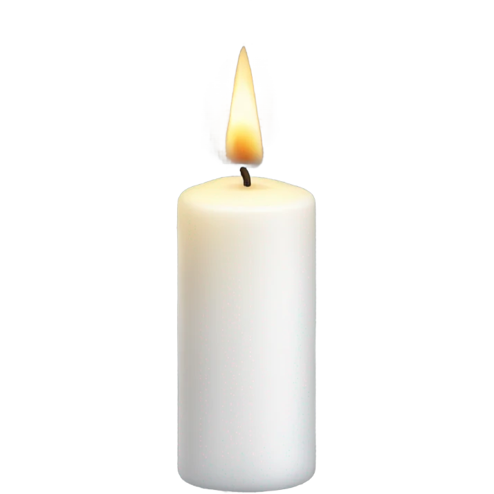 White candle emoji