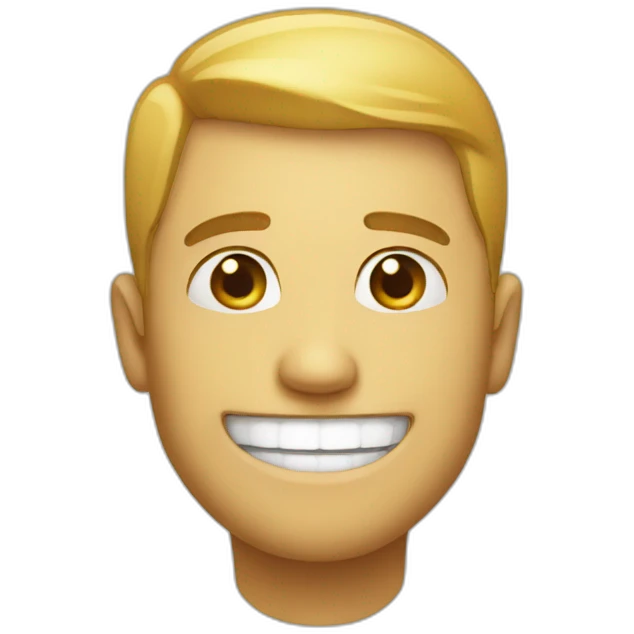 fake smile emoji