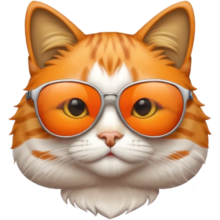 Cat wearing sunglasses emoji