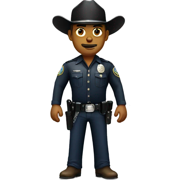 police cowboy emoji
