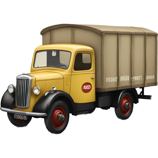 1950 Jowett Bradford removals lorry  emoji