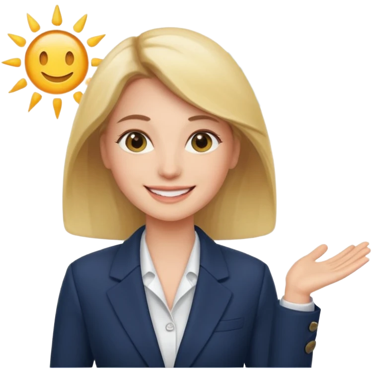 weather-presenter emoji
