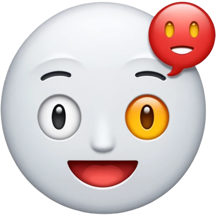Eine Sprechblase emoji