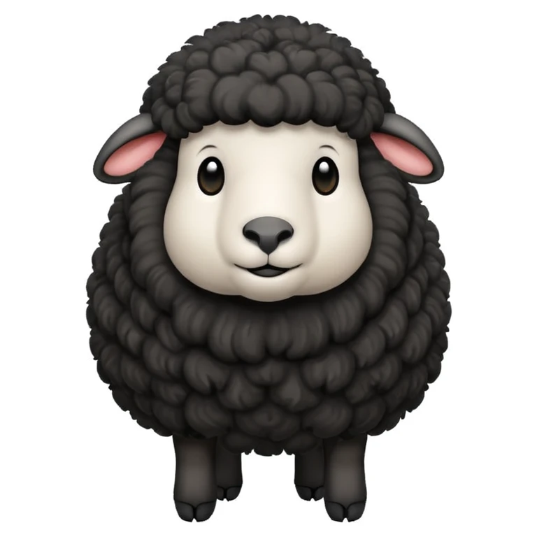 all black sheep emoji
