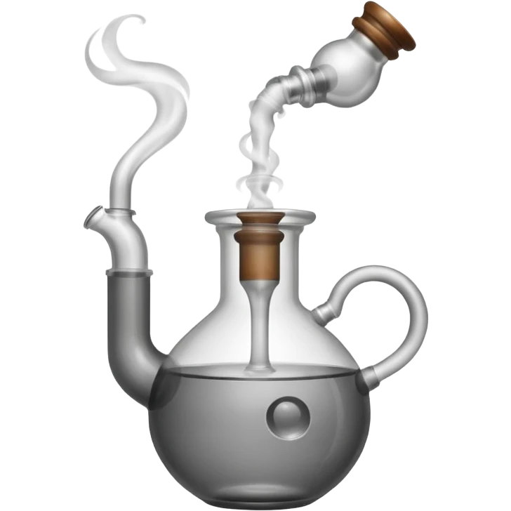 Bong with smoke emoji